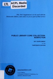 Cover of: Public library core collection. by 