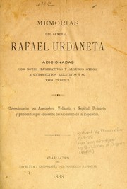 Cover of: Memorias del general Rafael Urdaneta by Rafael Urdaneta