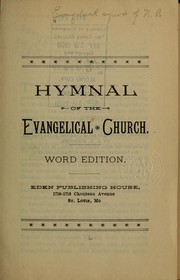 Cover of: Hymnal of the Evangelical church by 