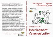 Cover of: Introduction to development communication