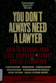 Cover of: You don't always need a lawyer by Craig Kubey