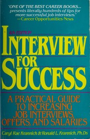 Cover of: Interview for success by Caryl Rae Krannich