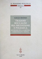 Traiano Boccalini fra erudizione e polemica by Harald Hendrix