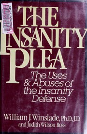 Cover of: The insanity plea