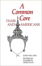 Cover of: A common core: Thais and Americans