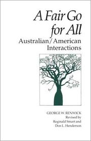 Cover of: A fair go for all: Australian/American interactions