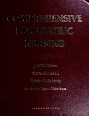 Cover of: Comprehensive psychiatric nursing by [edited by] Judith Haber ... [et al.].