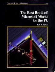 Cover of: The best book of-- Microsoft Works for the PC | Ruth K. Witkin