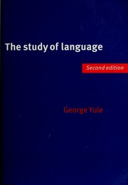 Cover of: The Study of Language by 