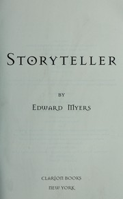 Cover of: Storyteller by Edward Myers
