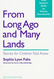 Cover of: From long ago and many lands by Sophia Blanche Lyon Fahs