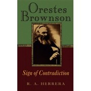Cover of: ORESTES  BROWNSON by 