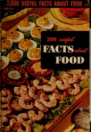 Cover of: 2000 useful facts about food by Ruth Berolzheimer