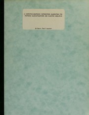 A computer-graphics separation algorithm for pattern classification and cluster analyiss