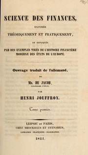 Cover of: Science des finances by Ludwig Heinrich von Jakob