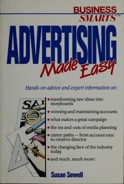 Cover of: Advertising made easy by Susan Sewell