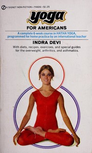 Cover of: Yoga for Americans by Indra Devi