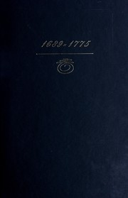 Cover of: Mitre and sceptre: transatlantic faiths, ideas, personalities, and politics, 1689-1775.