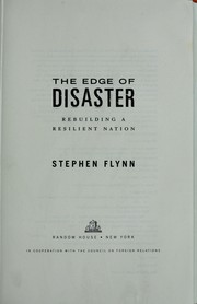 Cover of: The edge of disaster: surviving terror and catastrophe