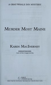 Cover of: Murder most Maine by Karen MacInerney