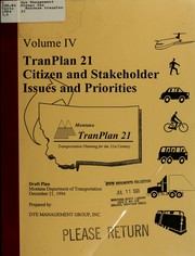 Cover of: Montana tranplan 21: transportation planning for the 21st Century