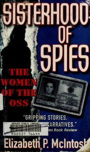 Cover of: Sisterhood of spies by Elizabeth Peet McIntosh