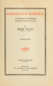 Cover of: Christian science by Mark Twain