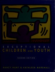 Cover of: Exceptional children and youth by Nancy Ann Hunt