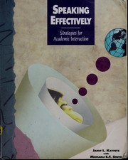 Cover of: Speaking effectively: strategies for academic interaction