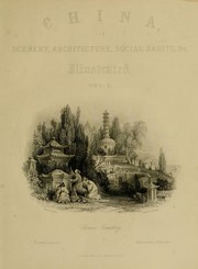 Cover of: China by Thomas Allom