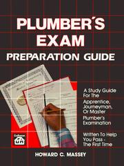 Cover of: Plumber's exam preparation guide