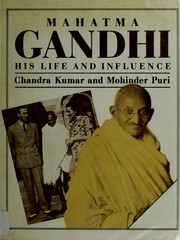 Cover of: Mahatma Gandhi by Kumar, Chandra.