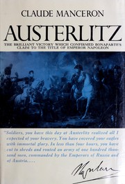 Cover of: Austerlitz by Claude Manceron