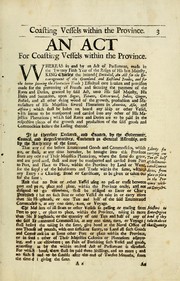 Cover of: Acts and lavvs, passed by the Great and General Court or Assembly of Their Majesties province of the Massachusetts-Bay, in New-England·: Begun at Boston, the thirty-first day of May. 1693. And continued by adjournment unto Thursday the sixth day of July following: being the second sessions. Anno regni Guilielmi, et Mariae, Regis et Reginae, Angliae, Scotiae, Franciae, et Hiberniae, quinto
