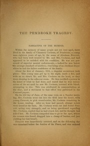 Cover of: Report of the Trial of Abraham Prescott, for the murder of Mrs. Sally Cochran of Pembroke, June 23, 1833: executed at Hopkinton, January 6, 1836