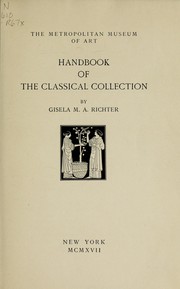 Cover of: Handbook of the classical collection