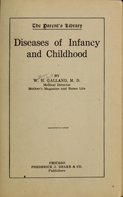 Cover of: Diseases of infancy and childhood