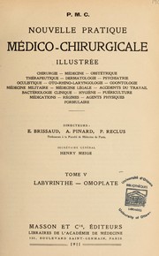 Cover of: Nouvelle pratique médico-chirurgicale illustrée by Edouard Brissaud, Adolphe Pinard, Paul Reclus
