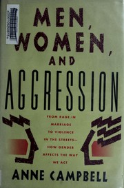 Cover of: Men, women, and aggression