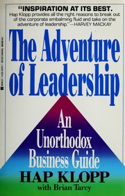 Cover of: The Adventure of Leadership | Hap Klopp