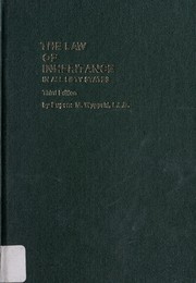 Cover of: The Law of Inheritance in All Fifty States (Legal almanac series ; no. 33) by Eugene M. Wypyski