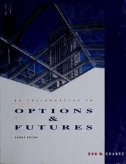 Cover of: An Introduction to Options and Futures by Don M. Chance