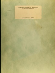 Cover of: An AN/UYK-7 interpreter implemented on the IBM System/360 by Frederick Clair Powell, Frederick Clair Powell