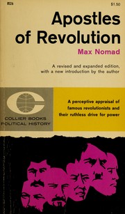 Cover of: Apostles of revolution. by Max Nomad