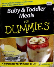 Cover of: Baby & toddler meals for dummies by Dawn Simmons