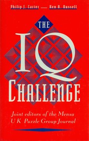 Cover of: IQ Challenge by Philip J. Carter and Ken A. Russell