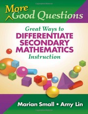 More good questions by Marian Small