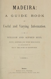 Cover of: Madeira: a guide book ... by William Reid