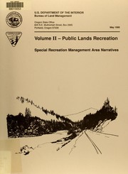 Cover of: Public lands recreation