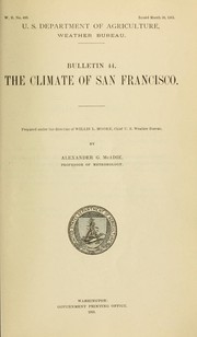 Cover of: The climate of San Francisco